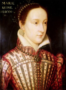 Mary, Queen of Scots famously had extremely bright auburn hair, which was considered one of her most striking features. 